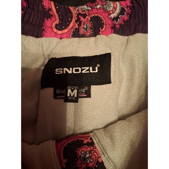 Snozu Glacier Shield Insulation Womens Snow Pants Size M/10 Pink Paisley - Picture 14 of 16
